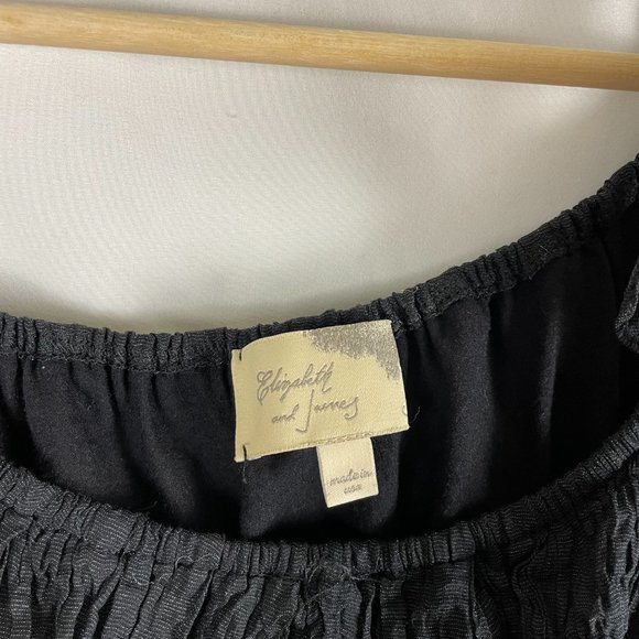 Elizabeth and James ruffled one shoulder tank top size small - Picture 6 of 6